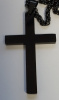 Cross Large Stainless Steel black gold or silver